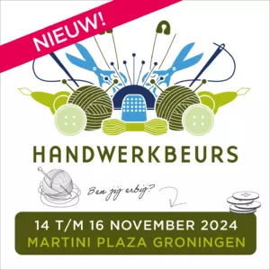 Wir haben einen Stand auf der Handwerkbeurs in Groningen. Kommst du auch?