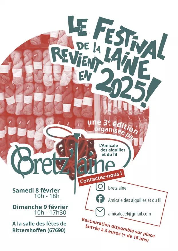 Poster für Le Festival de Bretz'laine im Elsass (FR)