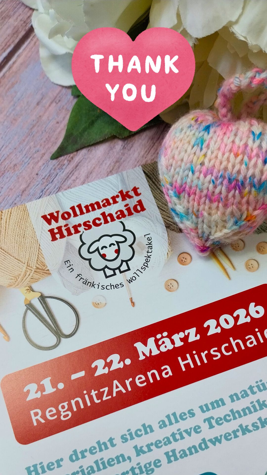Danke nach dem Wollmarkt Hirschaid