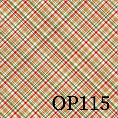 Tartan Origami Papier Winter