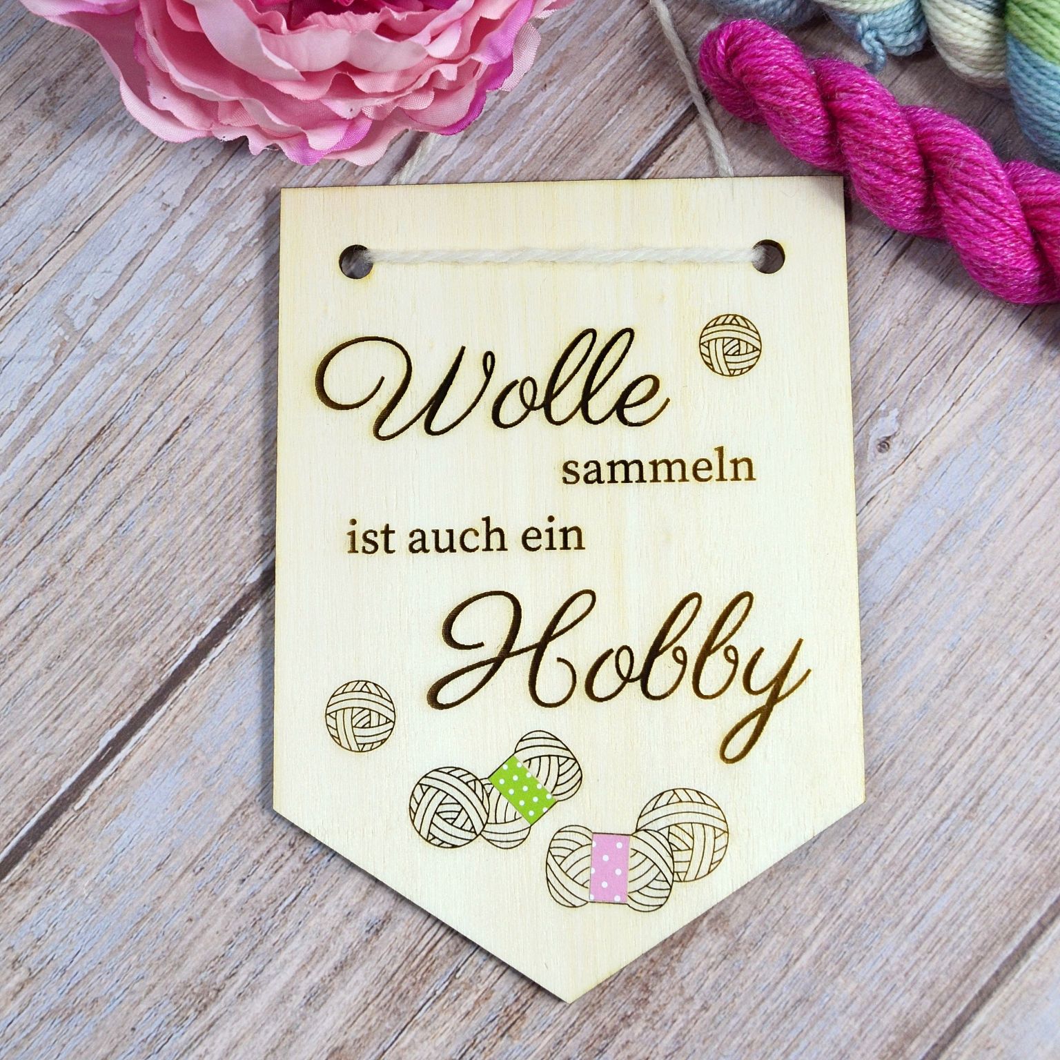 "Wolle sammeln ist auch ein Hobby"