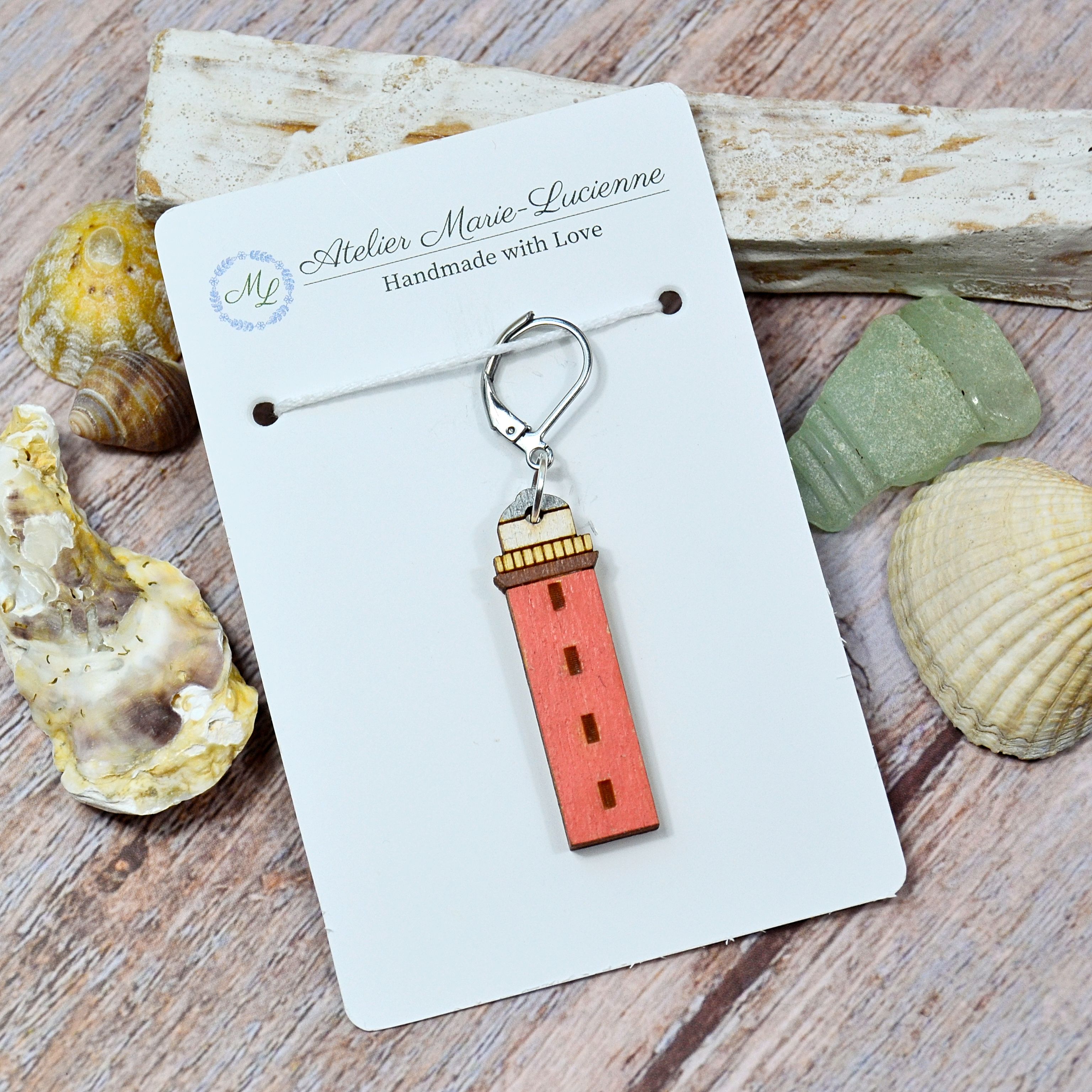 Holzmaschenmarkierer vom Cuxhavener Leuchtturm