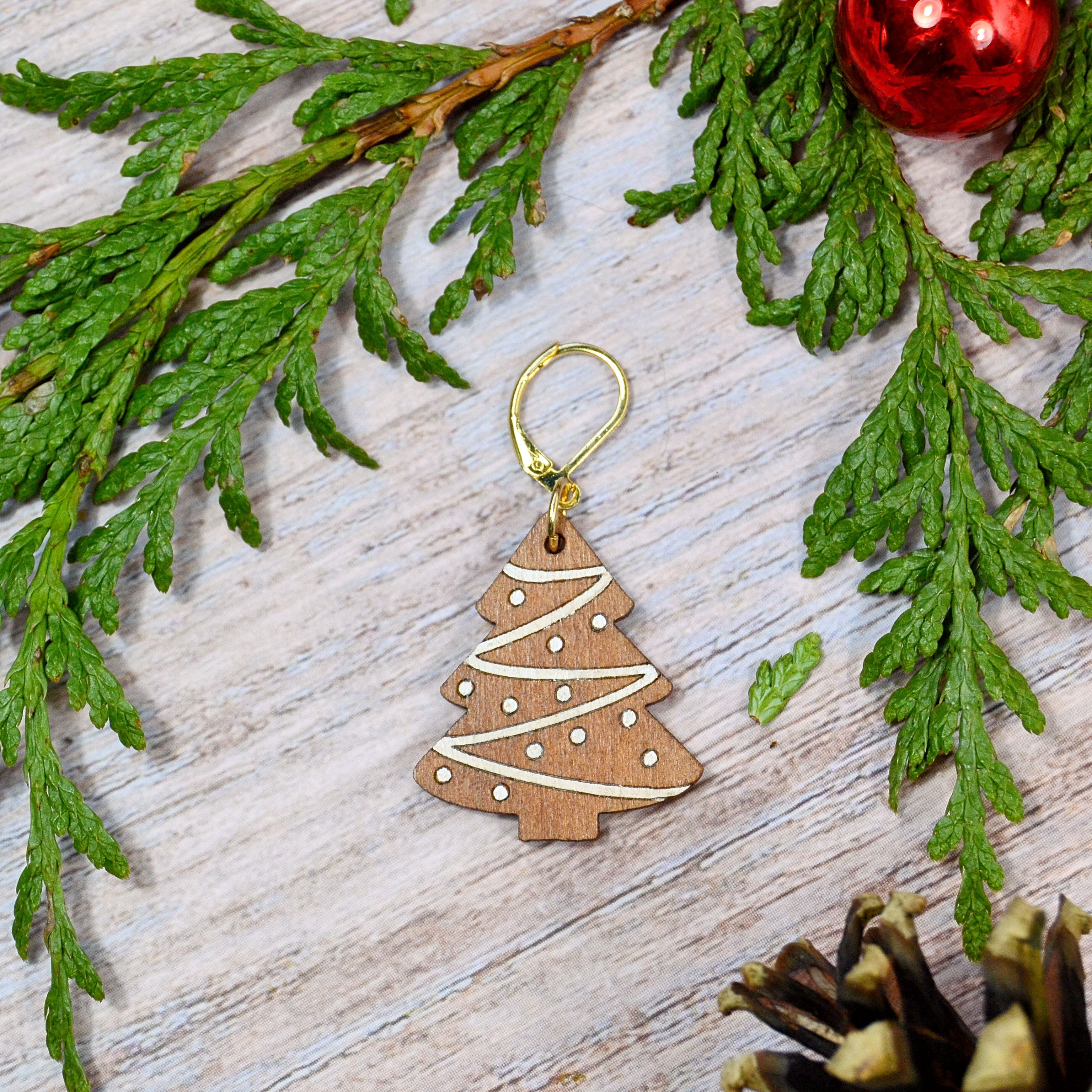 Stitch Marker Gingerbread Christmas Tree