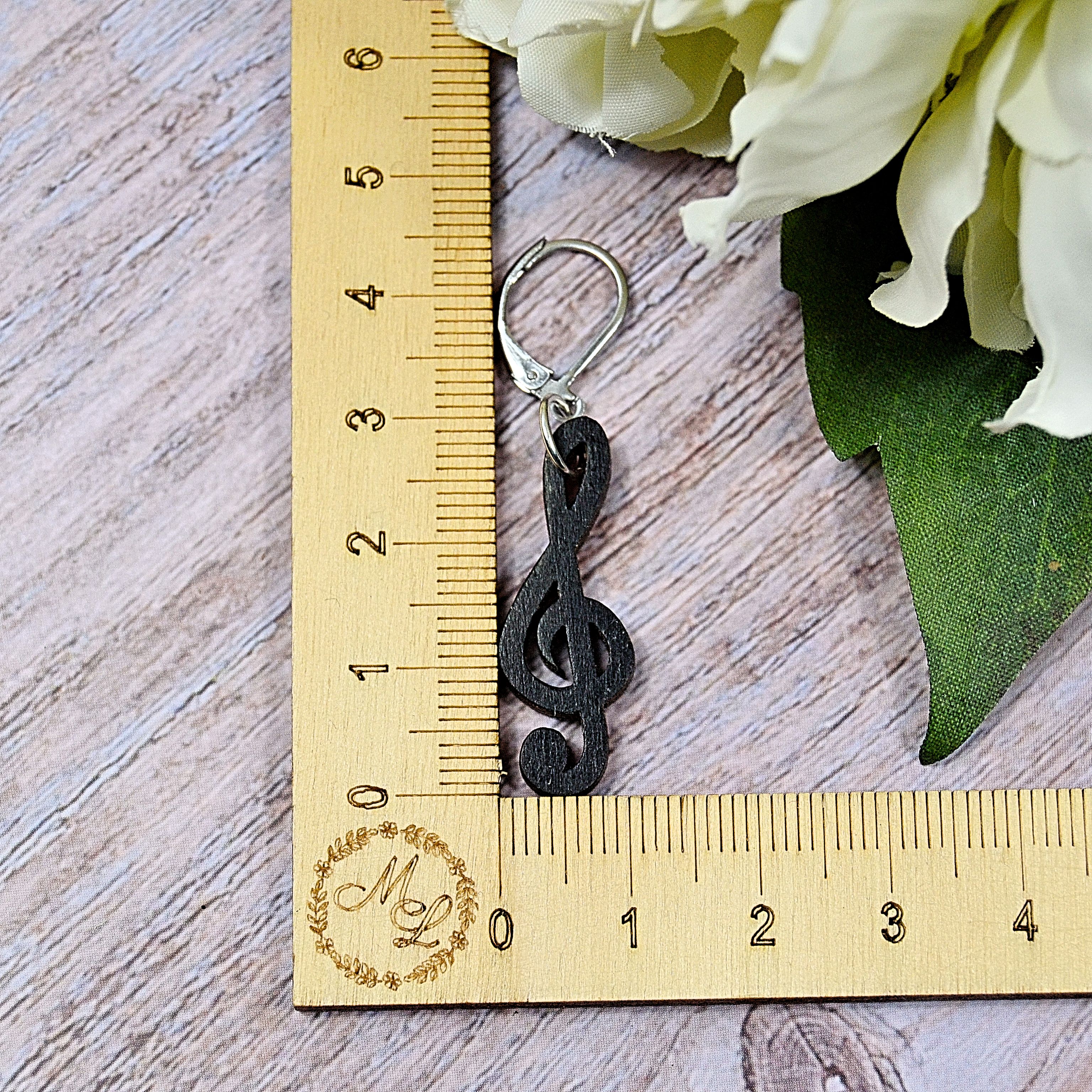 	
Holzmaschenmarkierer Violinschlüssel an Lineal