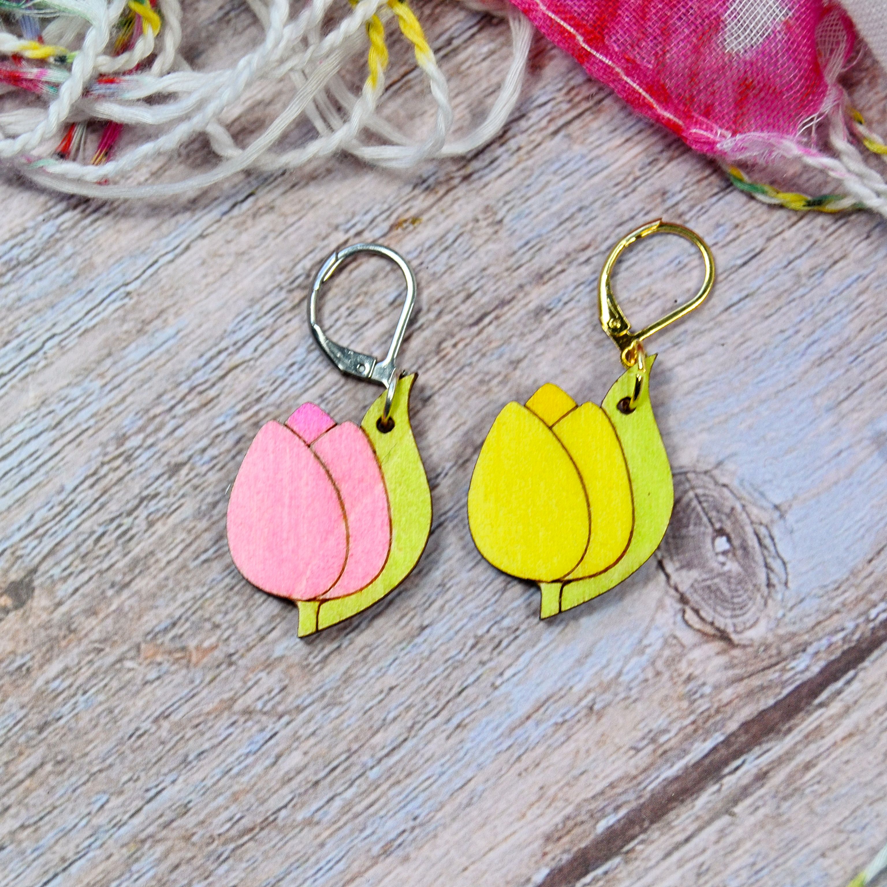 Holzmaschenmarkierer Tulpe in 2 Farben