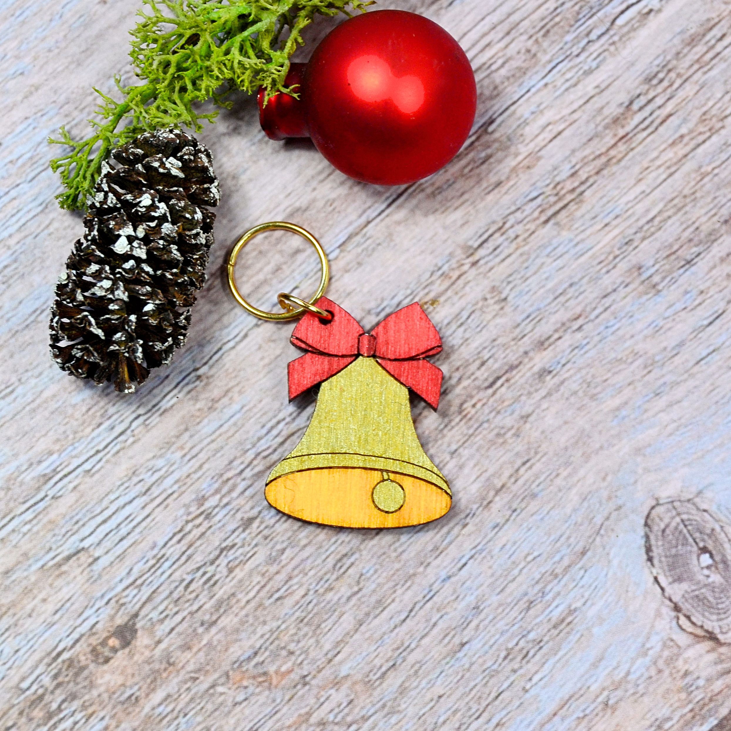 Holzmaschenmarkierer Weihnachtsglocke 