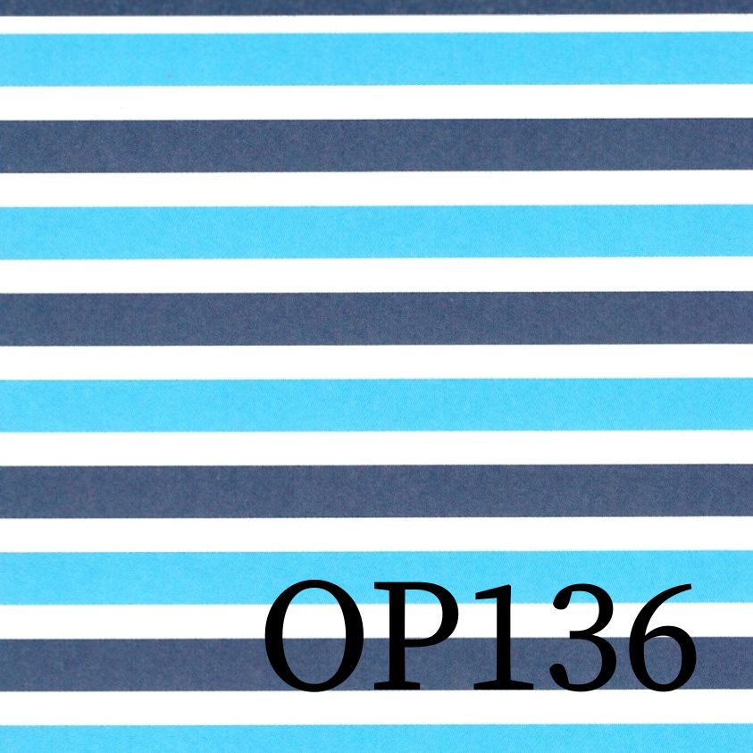 OP136 Blau-weiß gestreiftes Origamipapier