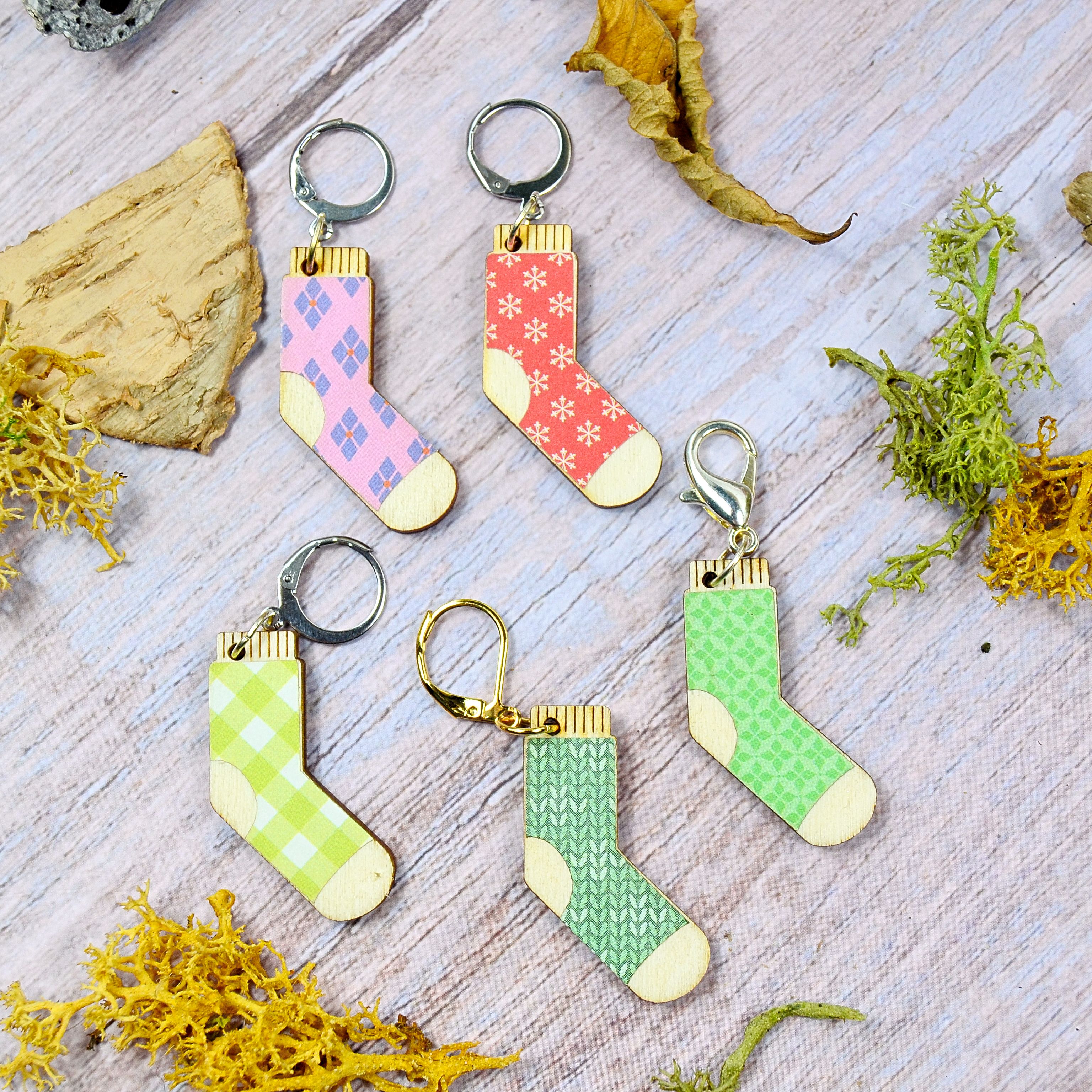 Holzmaschenmarkierer Wollsocke 5 Sorten