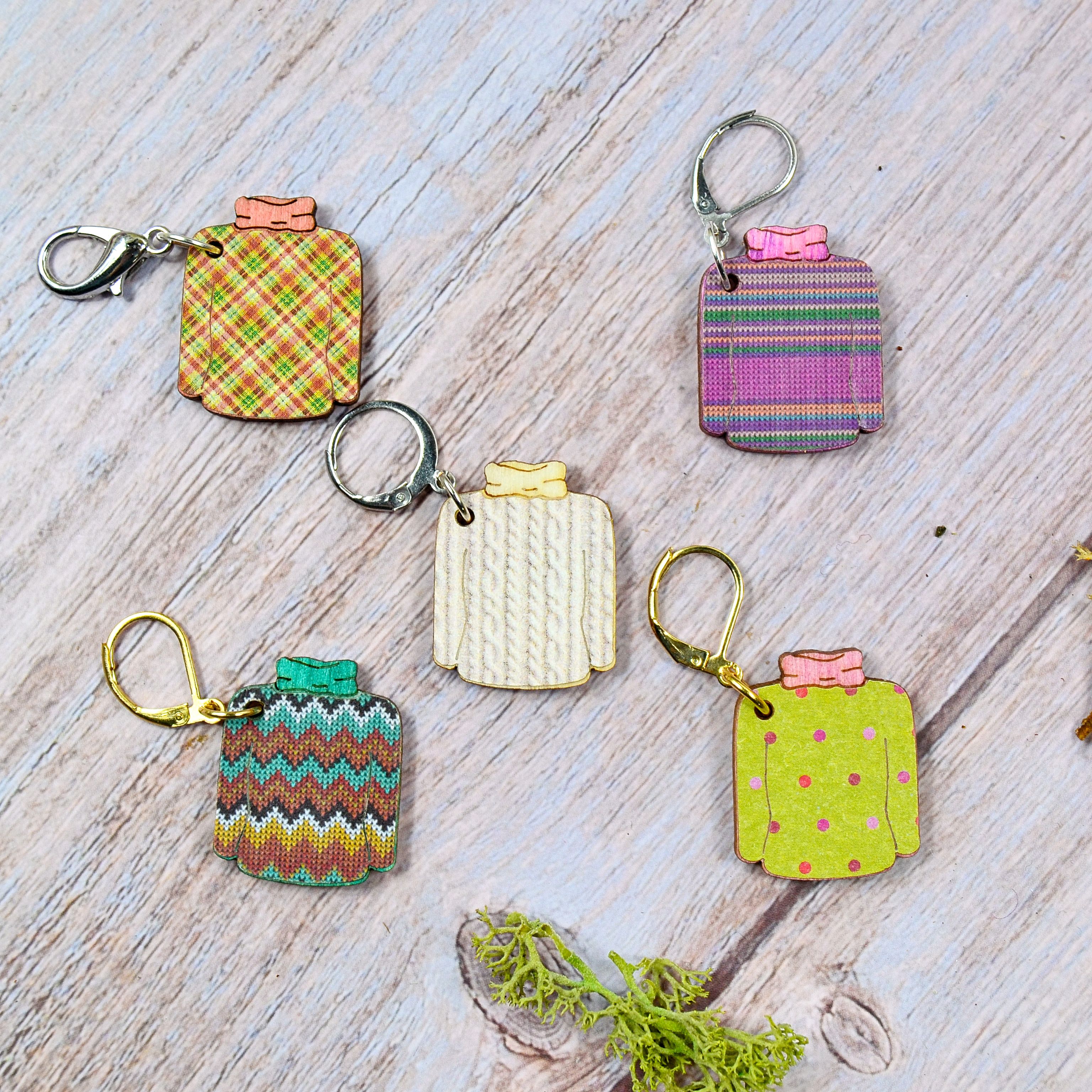 Holzmaschenmarkierer Winterpulli in 5 Versionen