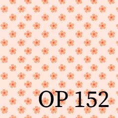 Geblümtes Origamipapier orange