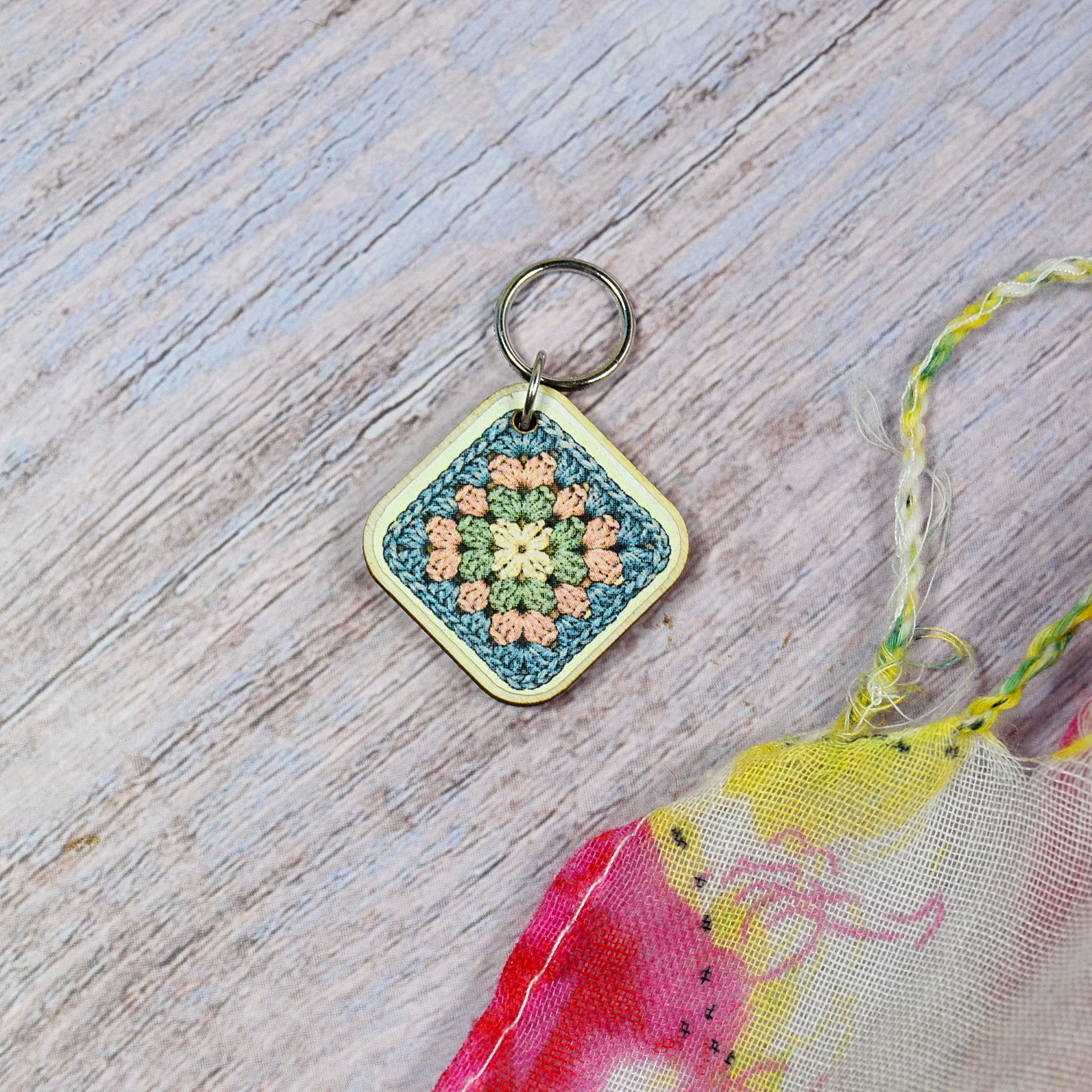 Holzmaschenmarkierer Granny Square