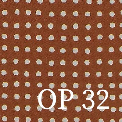 Origami Papier weiße Polkadots auf Braun OP32